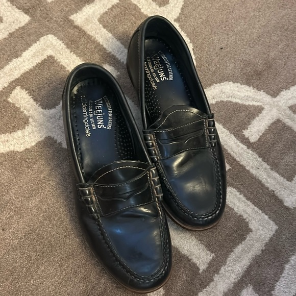 Men’s black BassWeejuns 8.5 Bloomingdale's. Peeny loafer - Picture 1 of 9